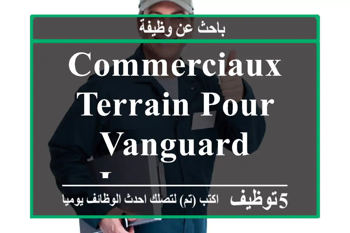 Commerciaux Terrain pour Vanguard Insurance