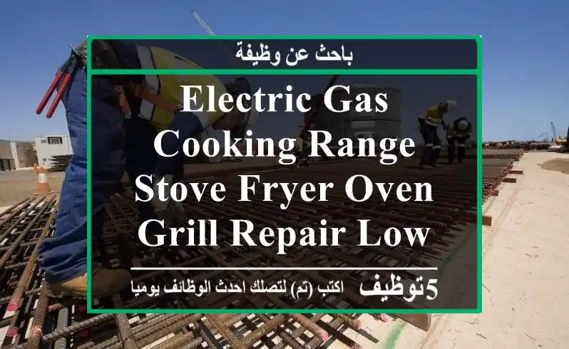 electric gas cooking range stove fryer oven grill repair low flame fix