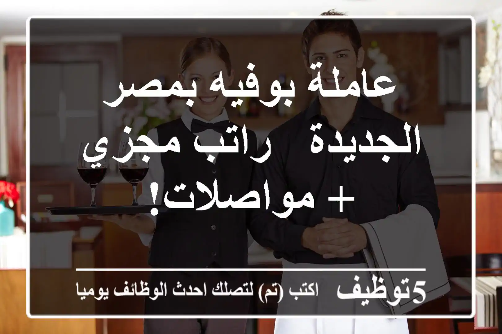 عاملة بوفيه بمصر الجديدة - راتب مجزي + مواصلات!