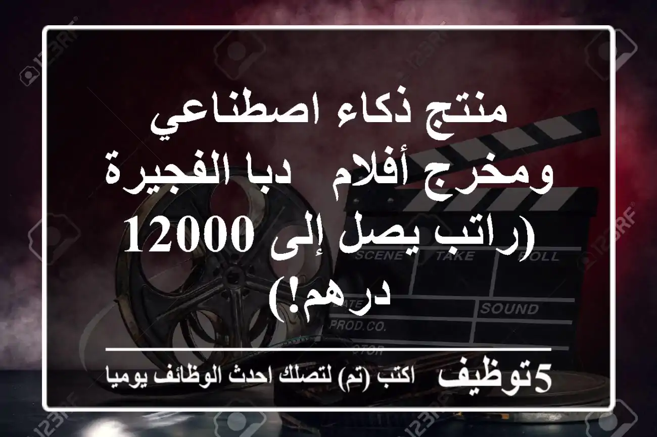 منتج ذكاء اصطناعي ومخرج أفلام - دبا الفجيرة (راتب يصل إلى 12000 درهم!)