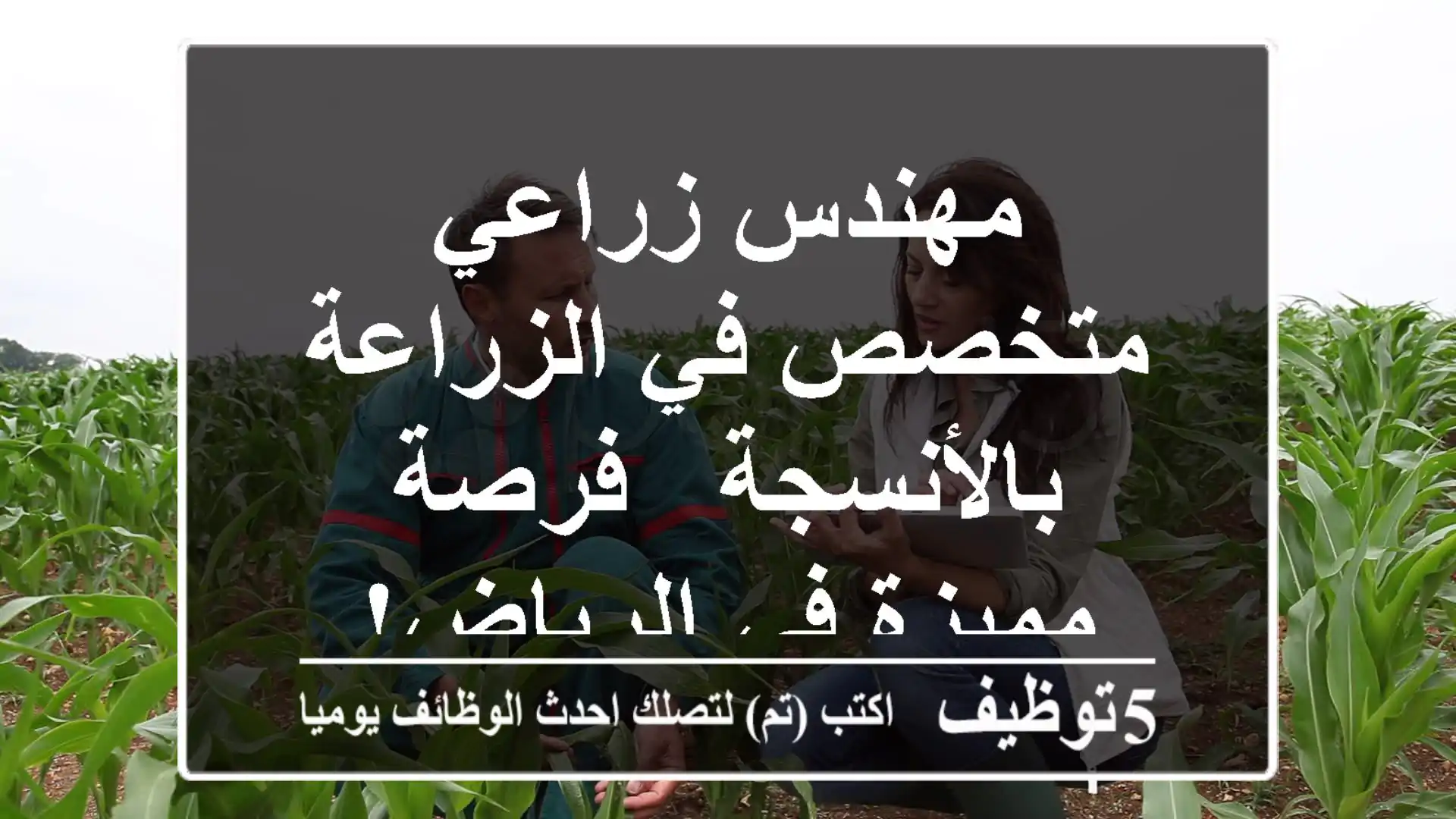 مهندس زراعي متخصص في الزراعة بالأنسجة - فرصة مميزة في الرياض!