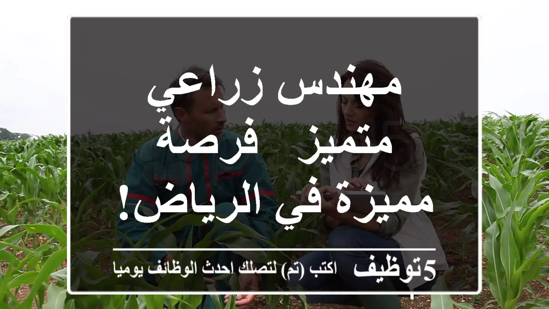 مهندس زراعي متميز - فرصة مميزة في الرياض!