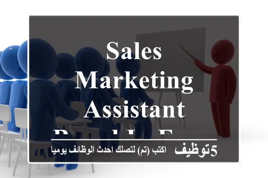 SALES & MARKETING ASSISTANT BASED IN EGYPT (CAIRO)
