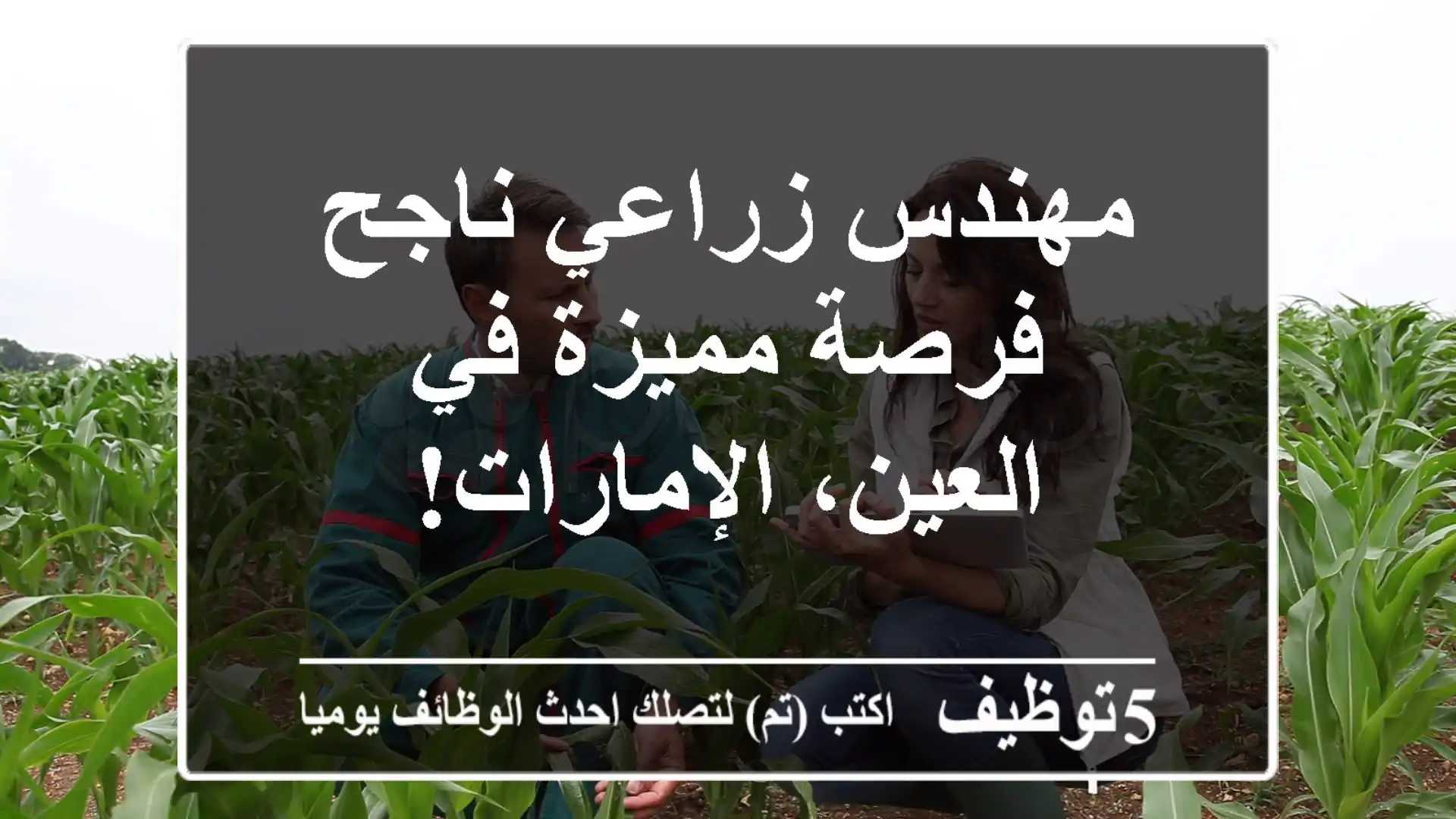 مهندس زراعي ناجح - فرصة مميزة في العين، الإمارات!