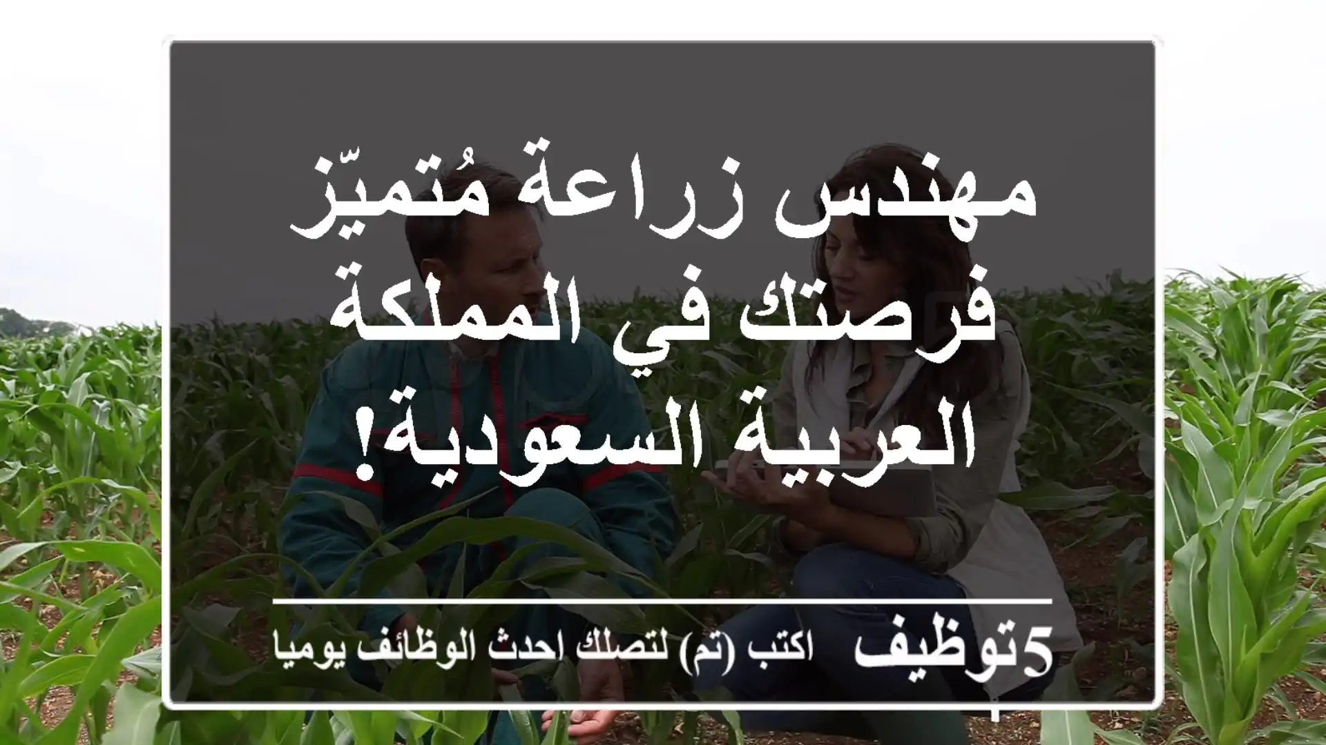 مهندس زراعة مُتميّز - فرصتك في المملكة العربية السعودية!