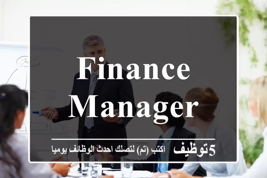 finance manager