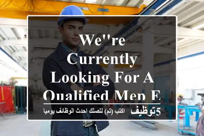 We're currently looking for a qualified MEP Engineer