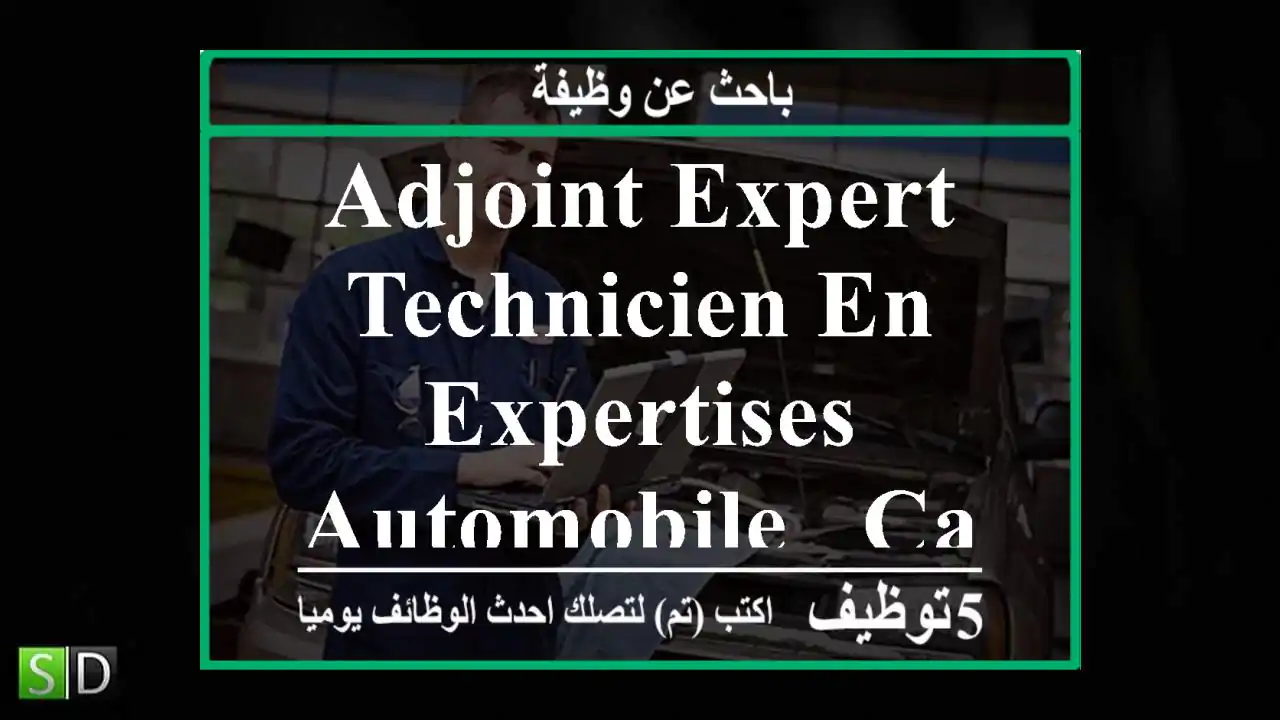 Adjoint expert-technicien en expertises automobile - Casablanca