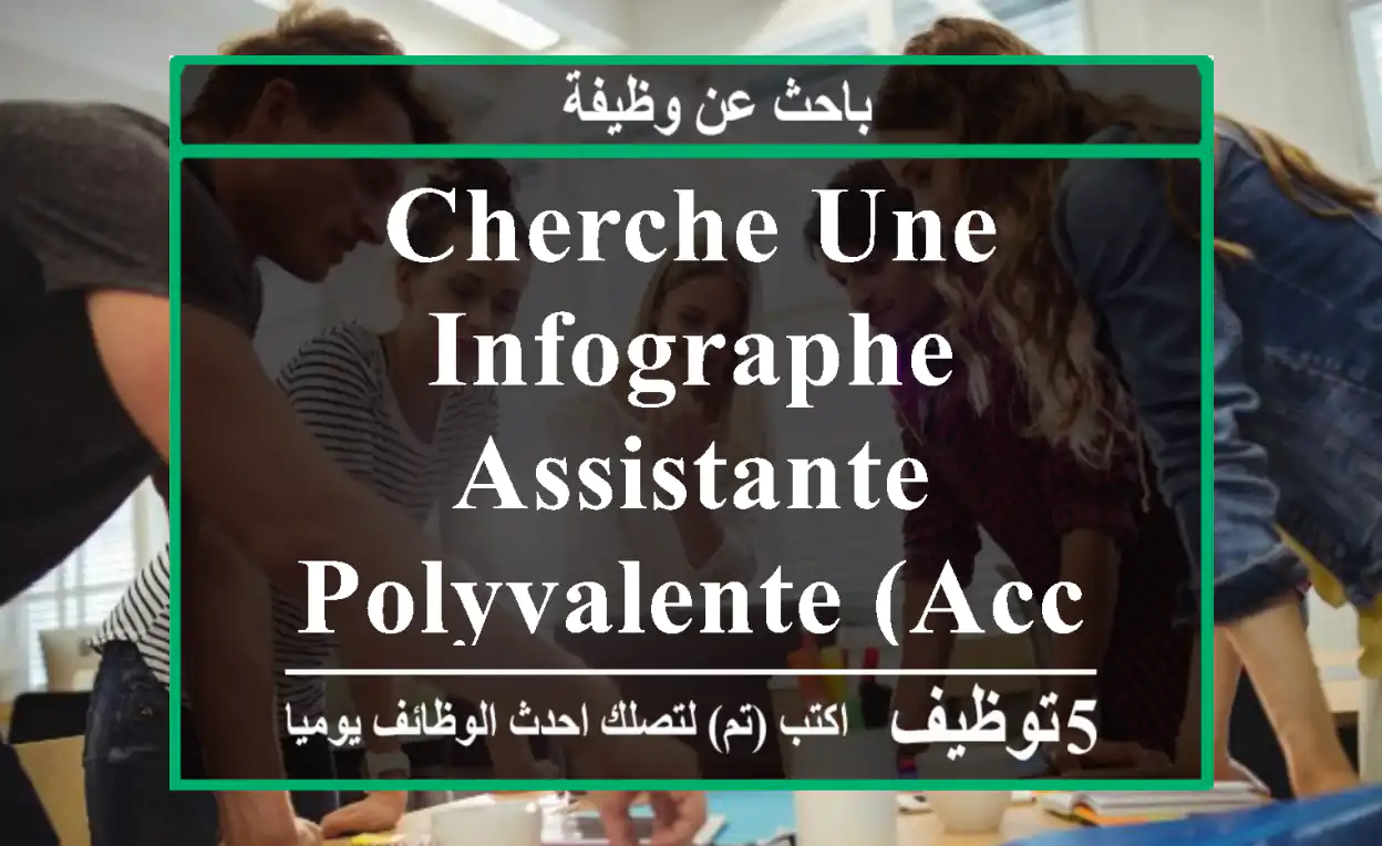 cherche une infographe assistante polyvalente (accepter débutantestagiaire) pour renforcer ...