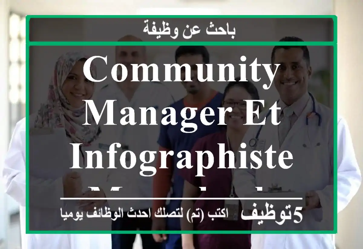 Community Manager et infographiste - Marrakech