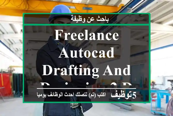 FREELANCE AUTOCAD DRAFTING AND DESIGNING 2 D AND 3 D